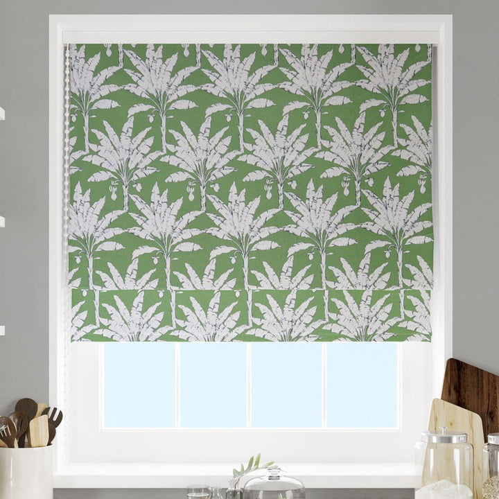 Palm House Spruce Made To Measure Roman Blind -  - Ideal Textiles