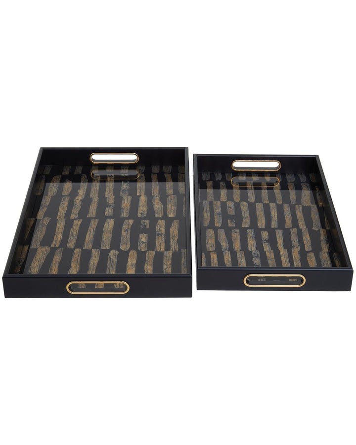 Set of 2 Moriko Decorative Trays - Ideal