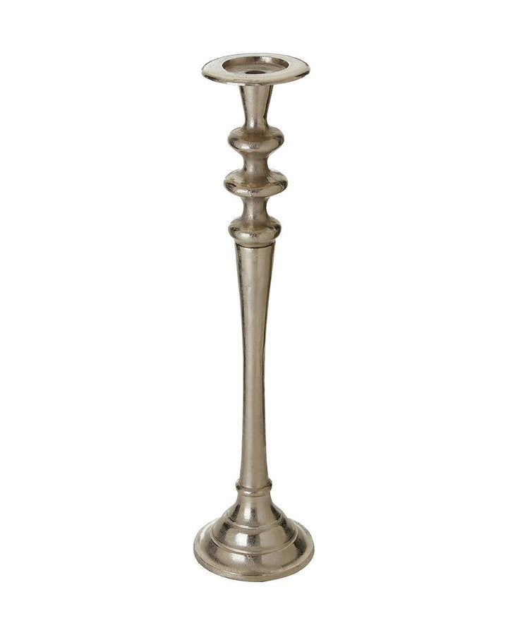 Peebles Elegant Nickel Candle Holder - Ideal