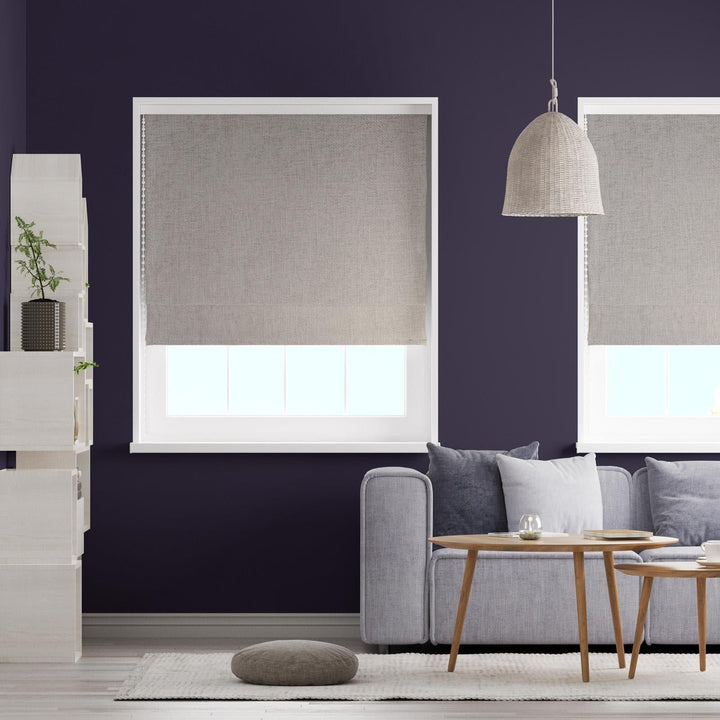 Arla Natural Made To Measure Roman Blind -  - Ideal Textiles