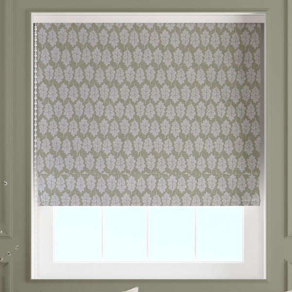 Oak Leaf Willow Made To Measure Roman Blind -  - Ideal Textiles