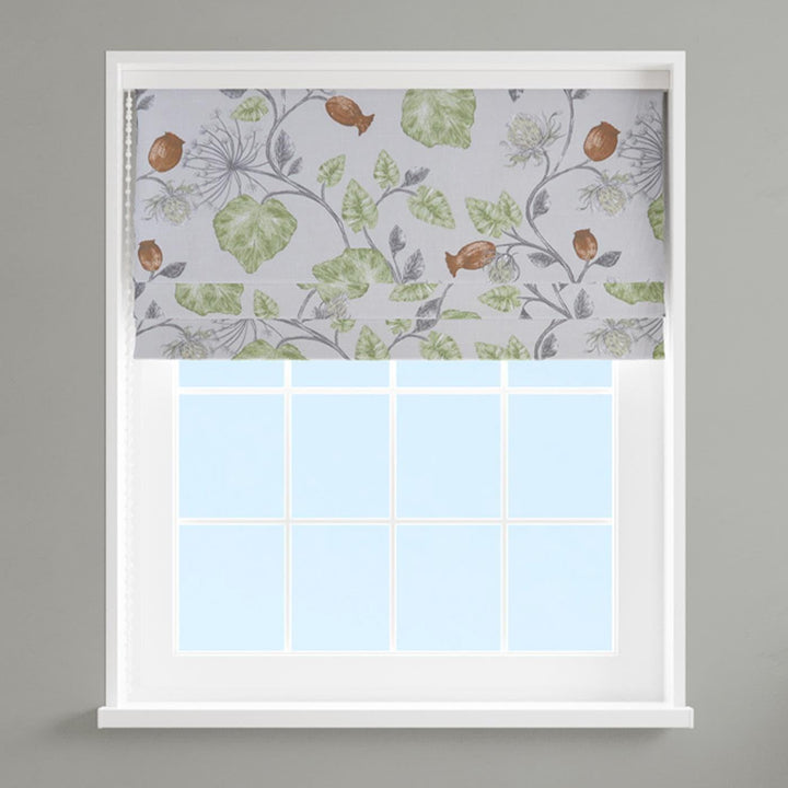 Parchment Fern Made To Measure Roman Blind -  - Ideal Textiles