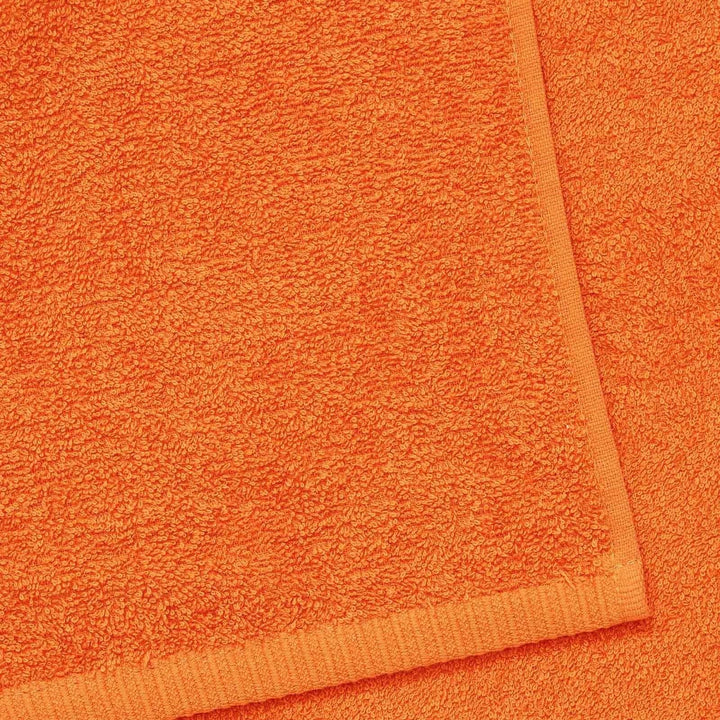 Quick Dry 100% Cotton Bath Sheet Pair Orange - Ideal