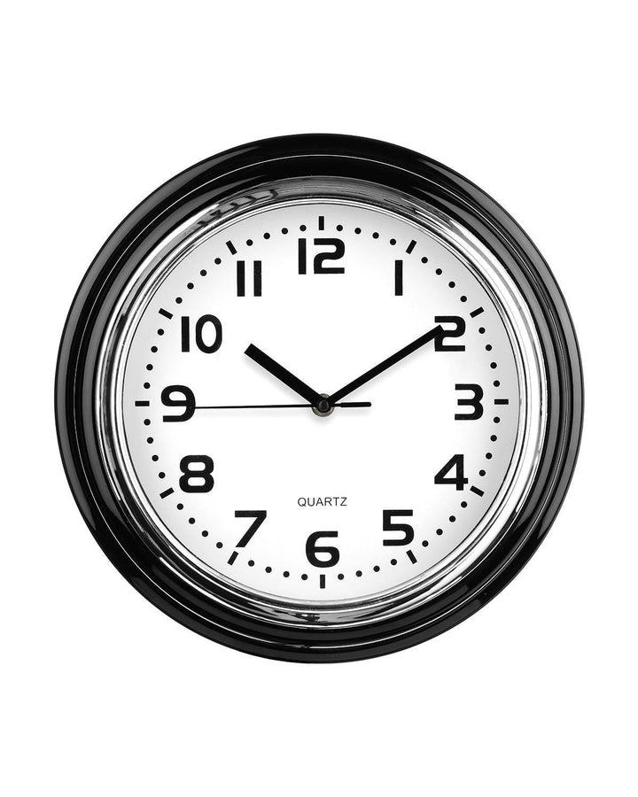 Traditional Wall Clock - Black and White - Ideal