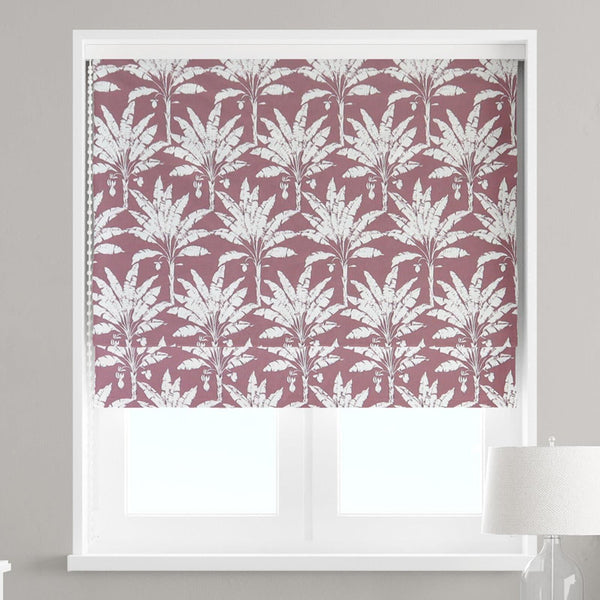 Palm House Woodrose Made To Measure Roman Blind -  - Ideal Textiles