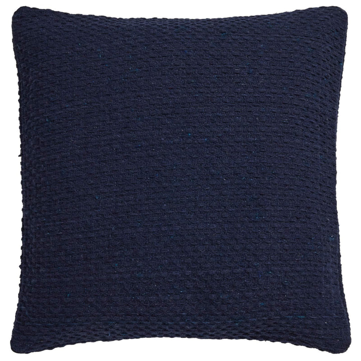 Hayden Recycled Cotton Navy Cushion Cover 17" x 17" -  - Ideal Textiles