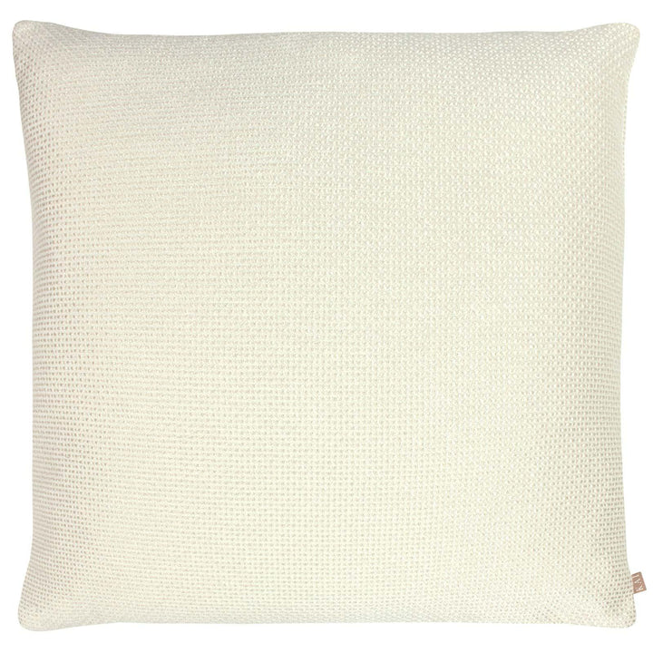 Zeus Textured Weave Pearl Cushion Cover 22'' x 22'' -  - Ideal Textiles