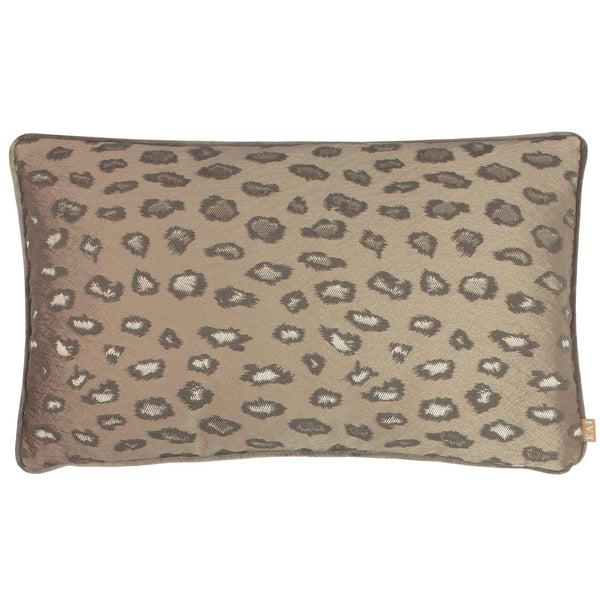 Faline Clay Velvet Animal Print Cushion Cover 12'' x 20'' -  - Ideal Textiles