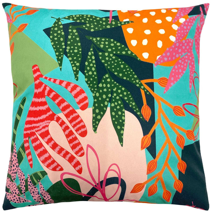 Coralina Tropical Outdoor Cushion Cover 17" x 17" - Ideal