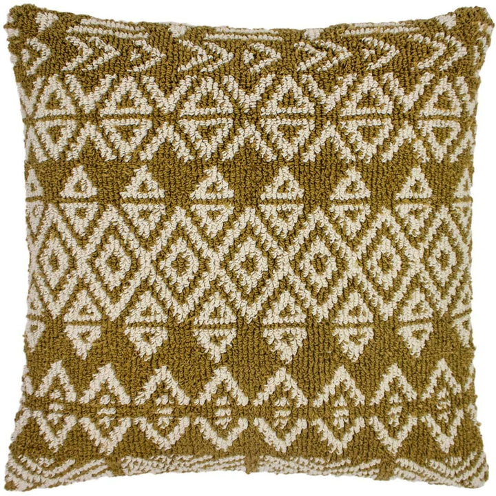 Hatho Ethnic Knitted Boho Natural Cushion Covers 18'' x 18'' -  - Ideal Textiles