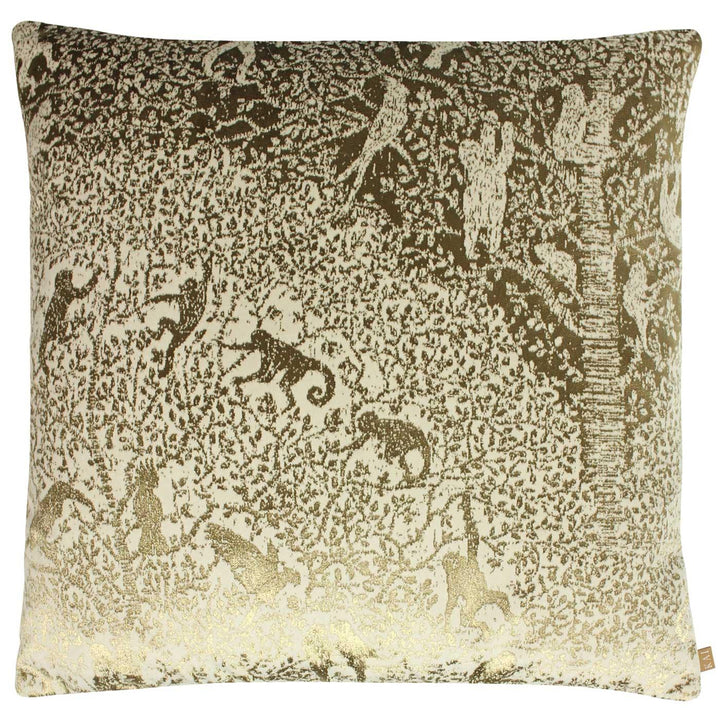 Tilia Exotic Metallic Velvet Gold Cushion Cover 22'' x 22'' -  - Ideal Textiles