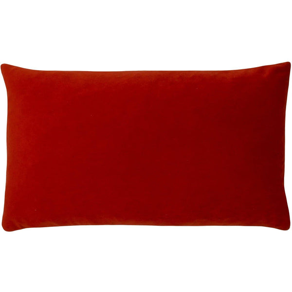 Sunningdale Velvet Rectangular Flame Cushion Covers 12'' x 20'' -  - Ideal Textiles
