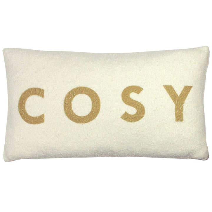 Cosy Shearling Fleece Cushion Cover 12'' x 20'' -  - Ideal Textiles