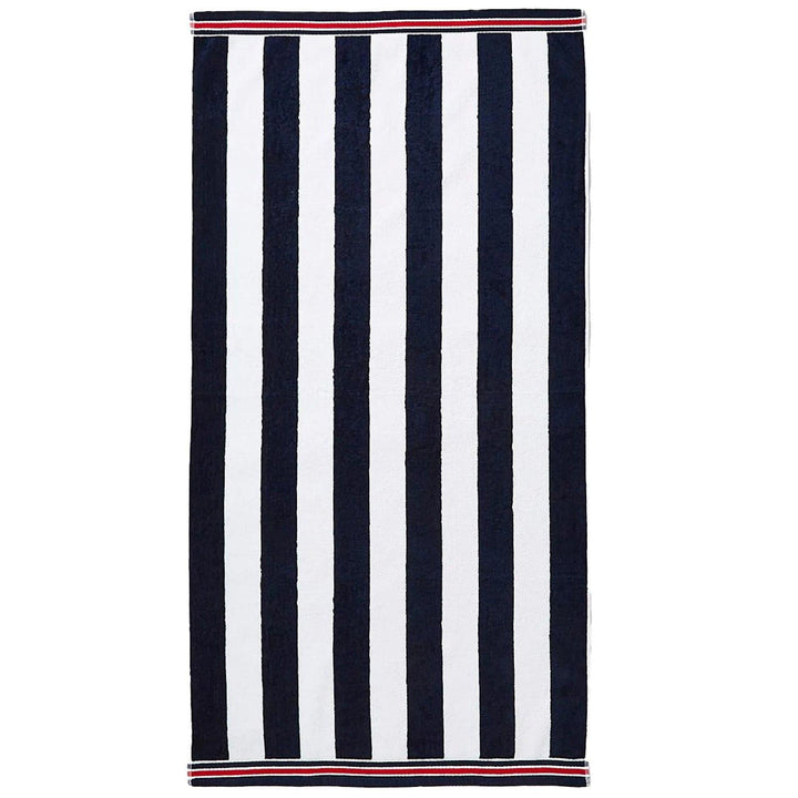 Nautical Stripe 100% Cotton Beach Towel -  - Ideal Textiles