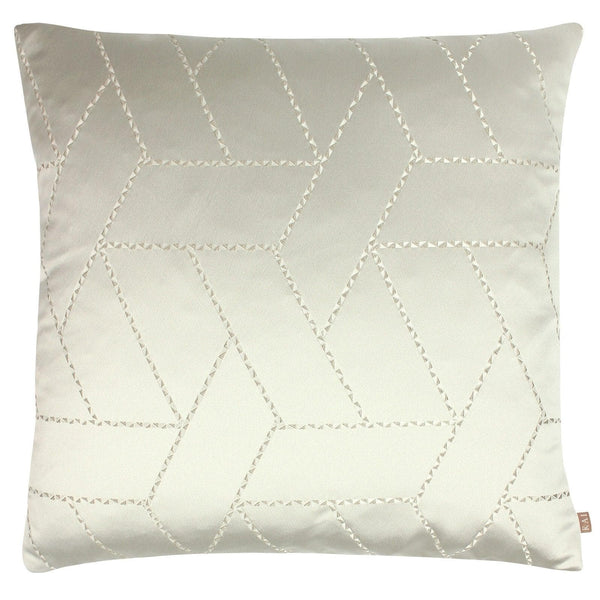 Hades Geometric Pearl Cushion Cover 22'' x 22'' -  - Ideal Textiles