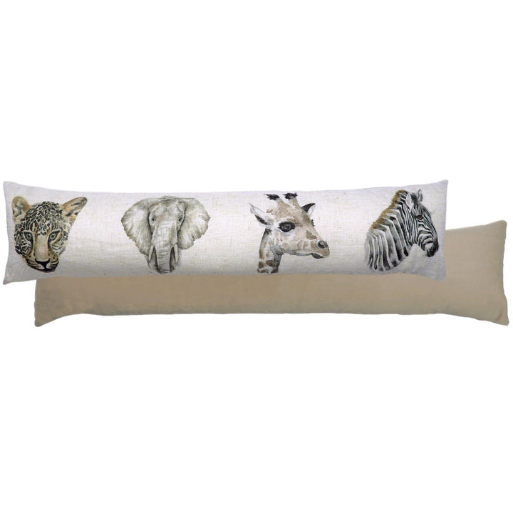 Safari Watercolour Animals Draught Excluder -  - Ideal Textiles