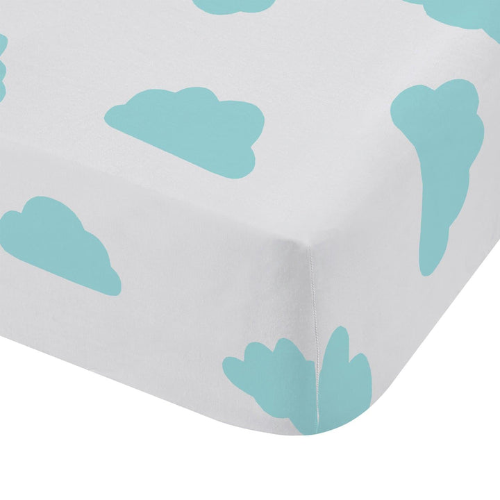Born to Dream 100% Organic Cotton Fitted Sheets - Single - Ideal Textiles