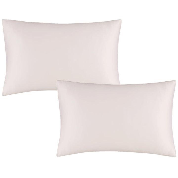 Silky Soft Satin Plain Housewife Pillowcases Blush Pink -  - Ideal Textiles