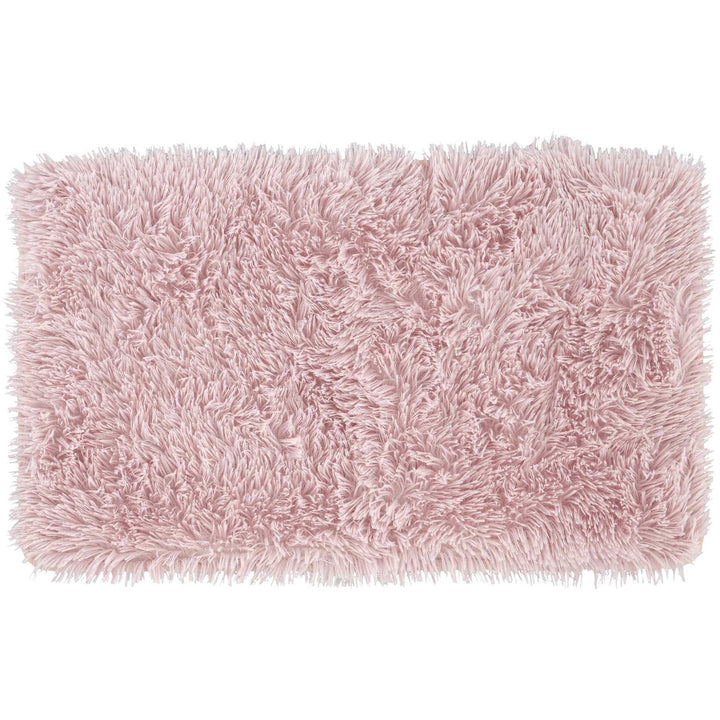 Cuddly Super Soft Fluffy Bath Mat Blush -  - Ideal Textiles