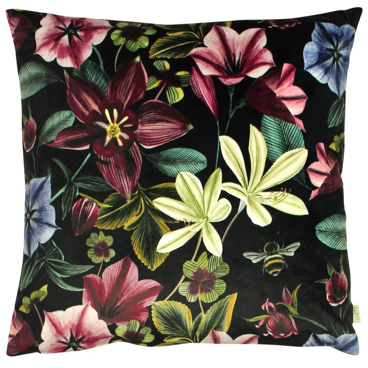 Midnight Garden Aquilegia Shiraz Cushion Cover 17'' x 17'' - Ideal