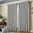Reflections Jacquard Eyelet Curtains Silver Eyelet Curtains Alan Symonds 46'' x 54''  