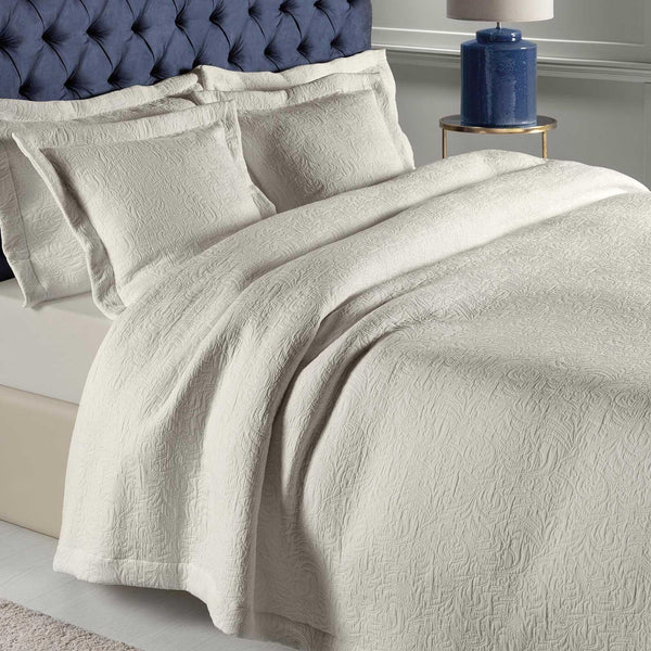 Forest Luxury Woven Cotton Rich Bedspread Linen - Single - Ideal Textiles