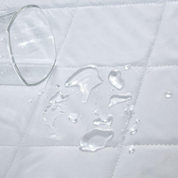 Waterproof Quilted Microfibre 33cm Deep Mattress Protector - Ideal