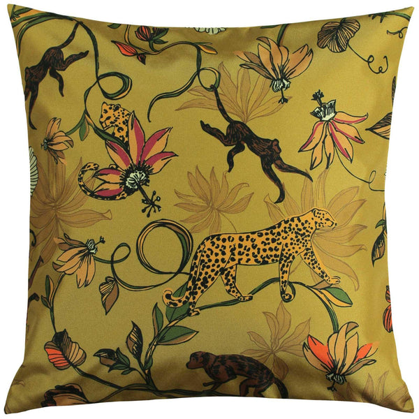 Wildlife Outdoor Gold Cushion Cover 17'' x 17'' -  - Ideal Textiles