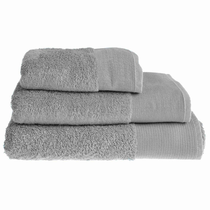 Marlborough Anti-Bacterial Bamboo Towels Grey - Hand Towel - Ideal Textiles