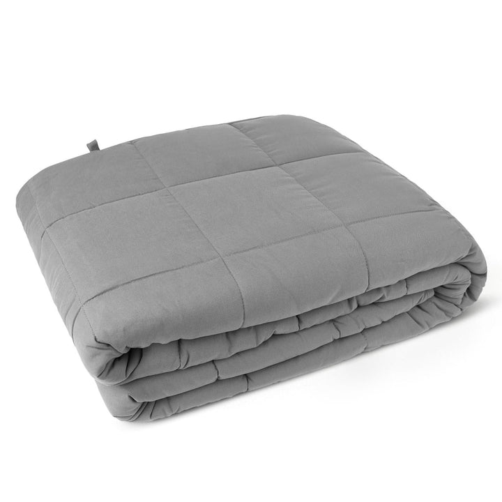 Gravity Quilted Weighted Blanket Grey - Ideal