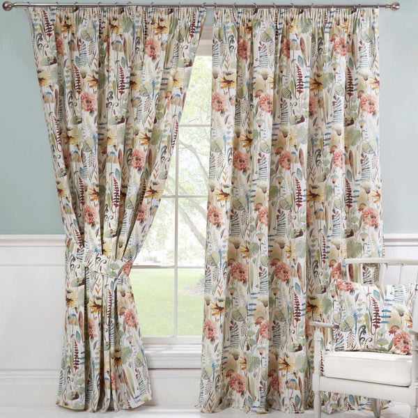 Zebedee Lined Tape Top Curtains Alpine - 46'' x 54'' - Ideal Textiles