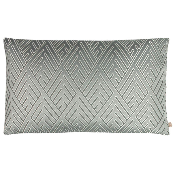 Demeter Moonlight Geometric Jacquard Cushion Cover 16'' x 24'' -  - Ideal Textiles