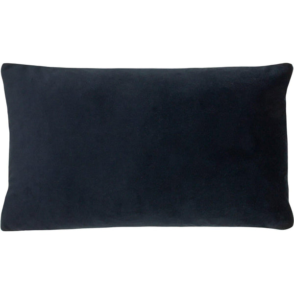 Sunningdale Velvet Rectangular Midnight Cushion Covers 12'' x 20'' -  - Ideal Textiles