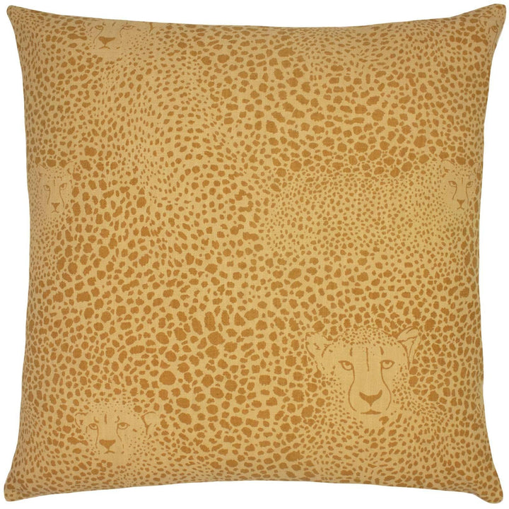 Hidden Cheetah Animal Print Honey Cushion Covers 20'' x 20'' -  - Ideal Textiles