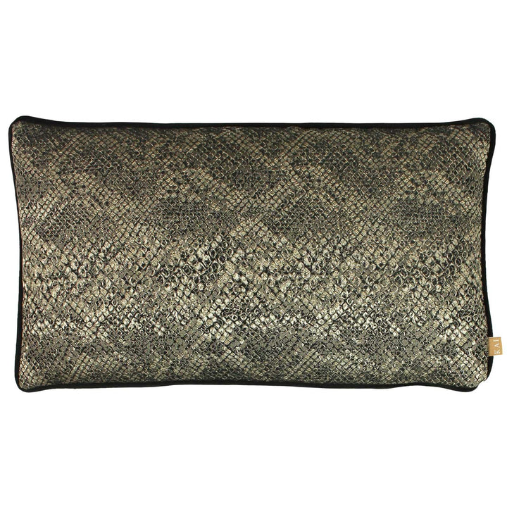 Viper Bronze Snakeskin Print Cushion Cover 12'' x 20'' -  - Ideal Textiles