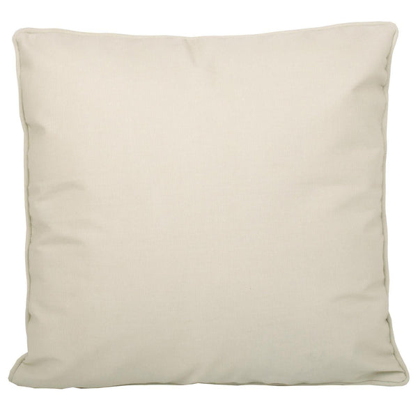Plain Dye Natural Outdoor Cushion Cover 17" x 17" - Ideal