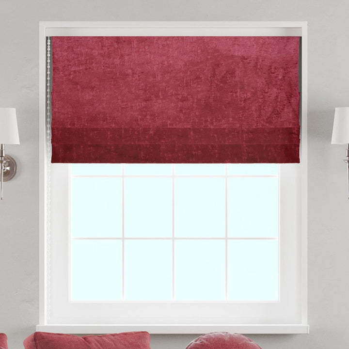 Scalpay Claret Made to Measure Roman Blind -  - Ideal Textiles