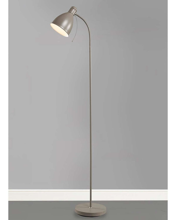 Sven Adjustable Floor Lamp Grey - Ideal