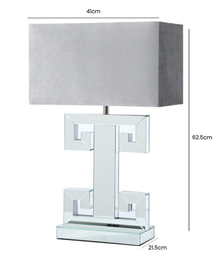 Shirley Mirrored Table Lamp - Ideal