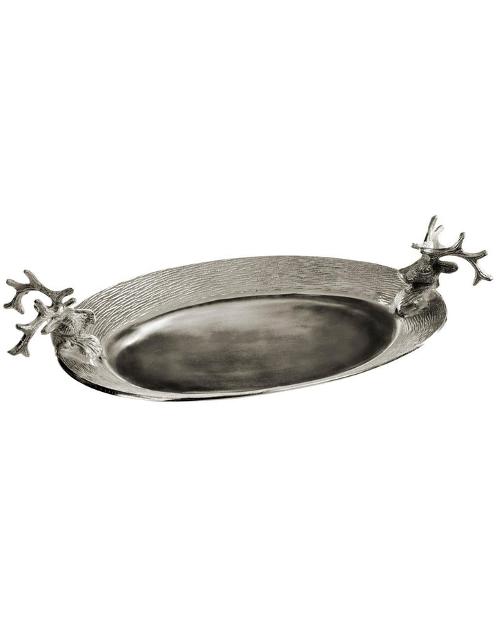 Stag Oval Decorative Serving Tray - Ideal