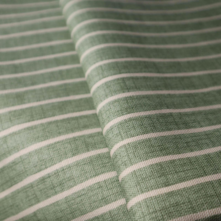 FABRIC SAMPLE - Pencil Stripe Lichen -  - Ideal Textiles