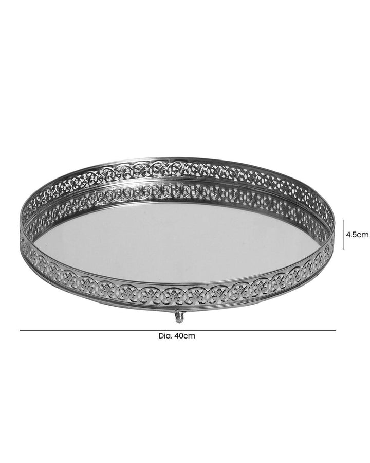 Large Paloma Round Decorative Tray - Ideal