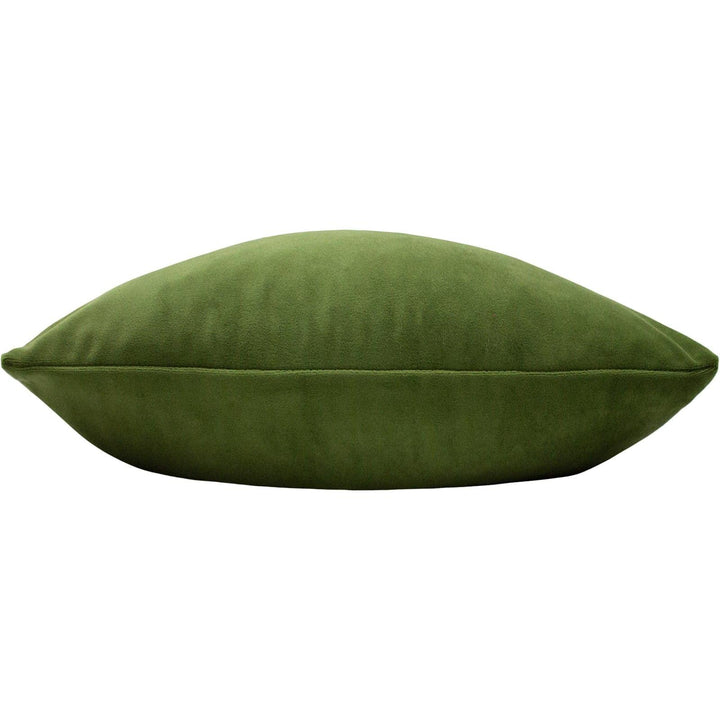 Sunningdale Velvet Rectangular Olive Filled Cushions 12'' x 20'' -  - Ideal Textiles