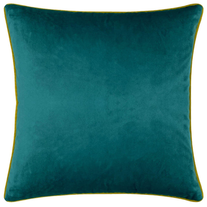 Serpentine Animal Print Royal Blue & Teal Cushion Cover 17" x 17" - Ideal