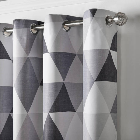 Malmo Blockout Eyelet Curtains Charcoal Eyelet Curtains Alan Symonds   