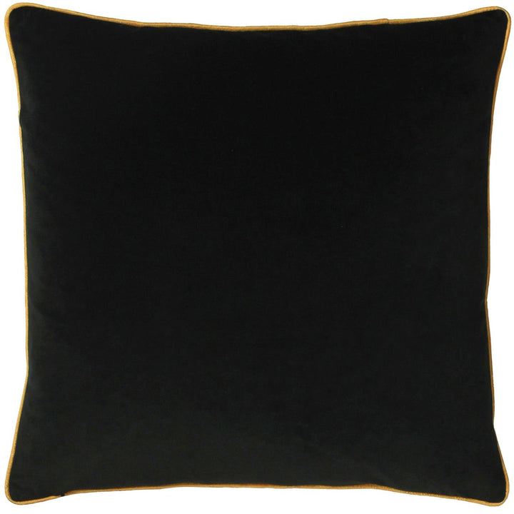 Tribeca Cheetah Black Velvet Cushion Cover 20'' x 20'' -  - Ideal Textiles