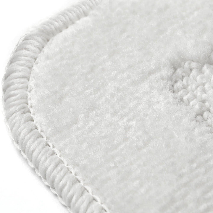 Orkney Non-Slip Bath & Pedestal Mat Set White -  - Ideal Textiles