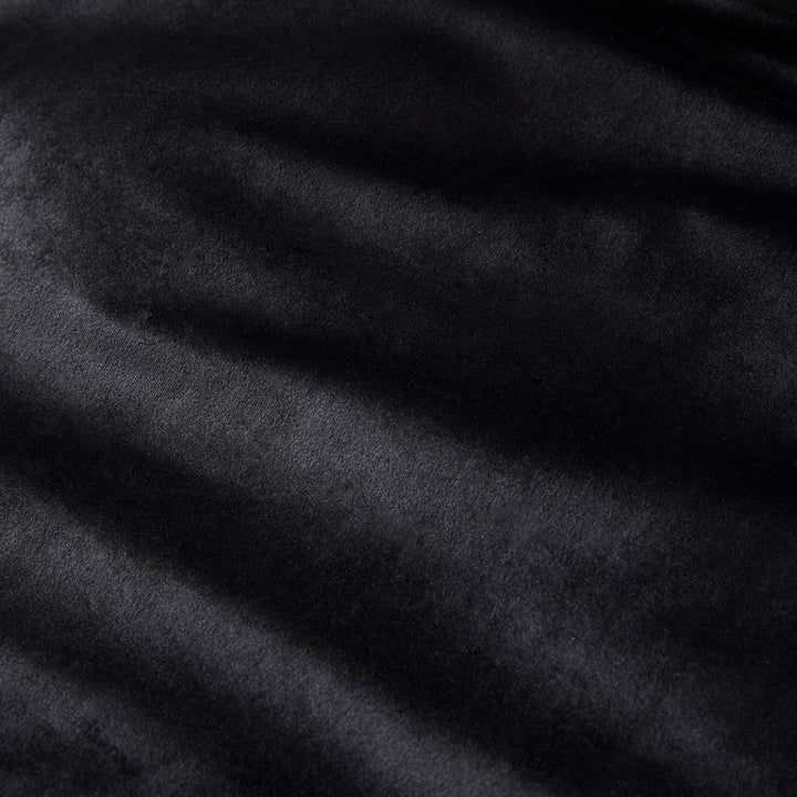 Montrose Luxury Velvet Black Duvet Cover Set - Ideal