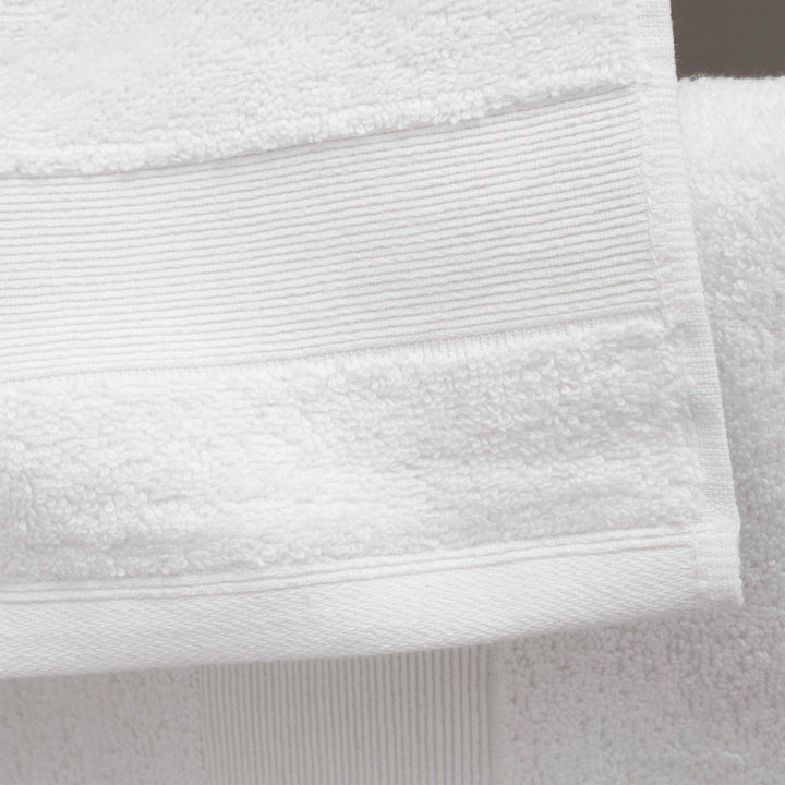 Anti-Bacterial 100% Cotton White 6 Piece Towel Bale Set -  - Ideal Textiles