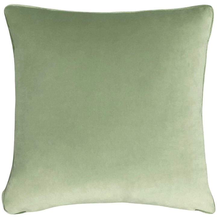 Heritage Bell Flowers Viridian Filled Cushion - Ideal